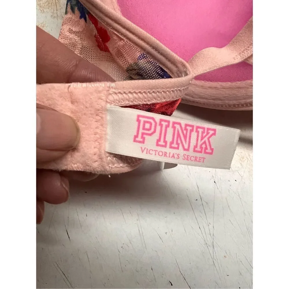 Pink by Victoria Secret Lightly Lined Bra Sz 32B